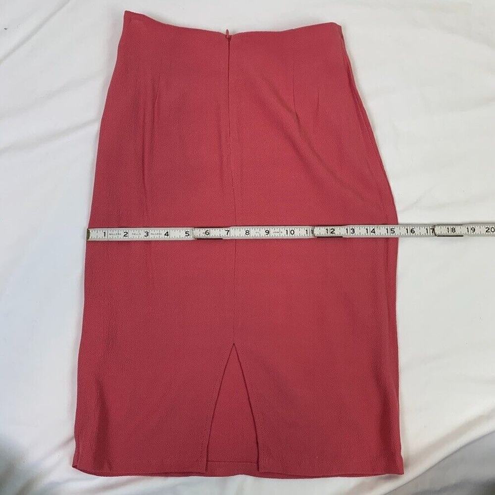 Reformation Pencil Skirt 0 XS Pink 23" Classic Feminine Romantic - Picture 6 of 6
